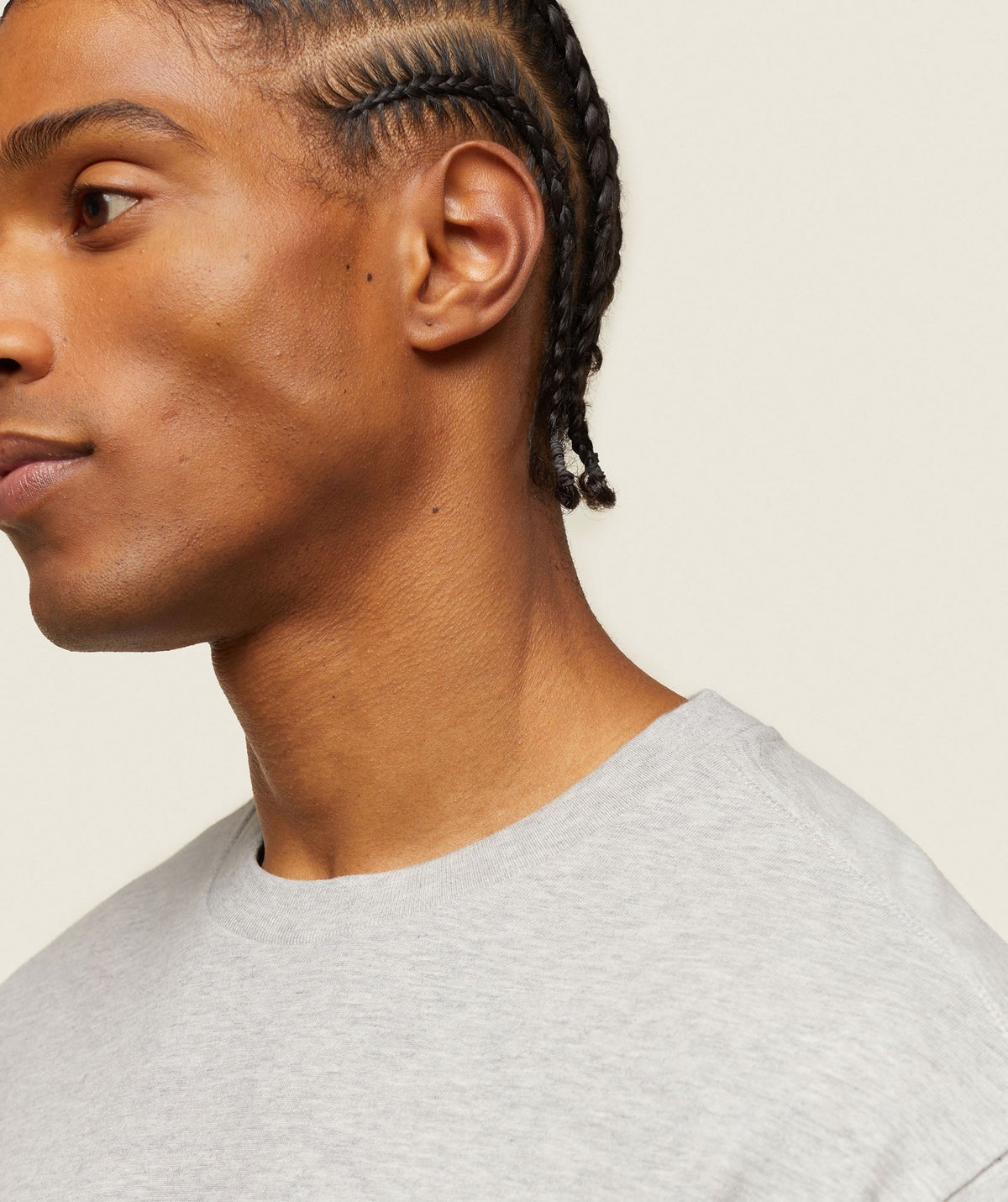 Gymshark Lifestyle Relaxed Tee - Light Grey Core Marl