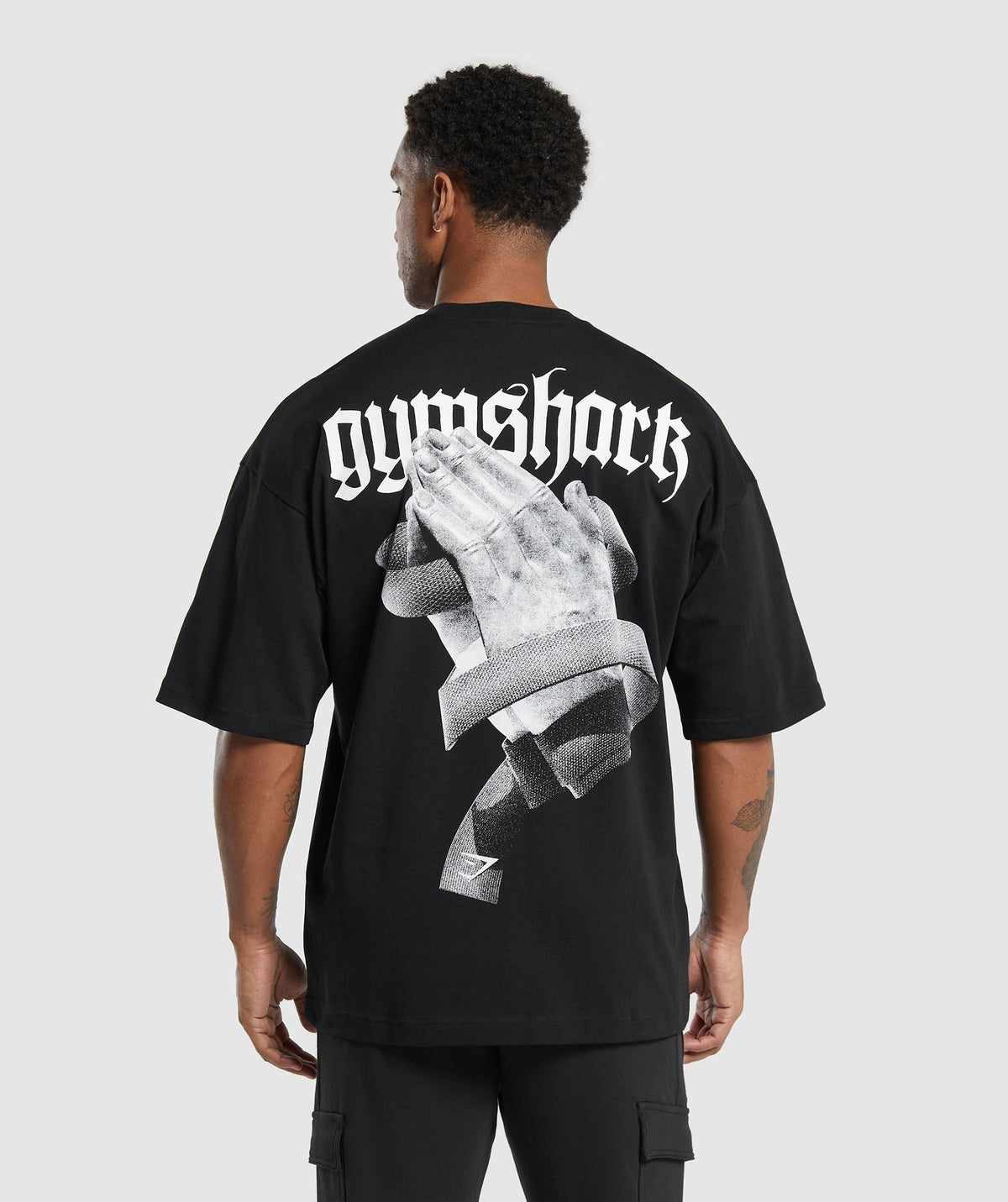 Gymshark Prayer Hands Tee - Black