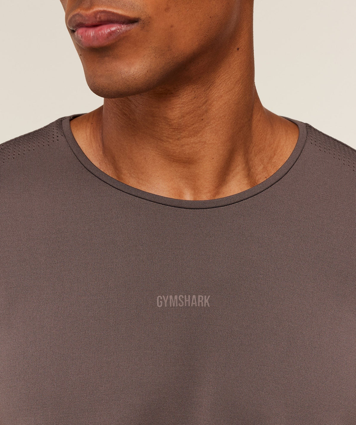 Gymshark Distance Seamless Tee - Cool Brown