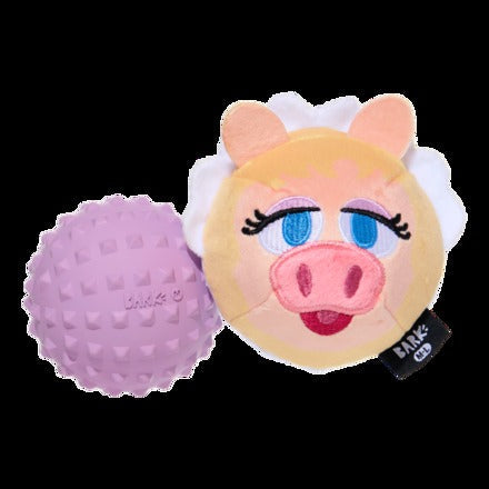 The Muppet Kermit & Miss Piggy Super Chewer Bundle Durable Multi-Part Dog Toy