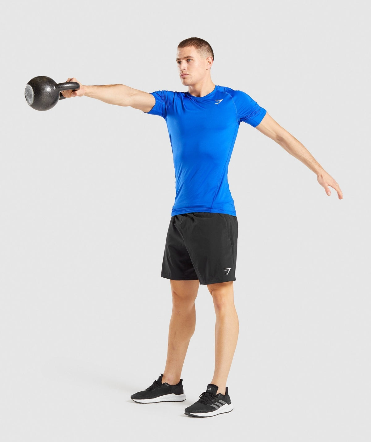 Gymshark Element Baselayer Tee- Blue