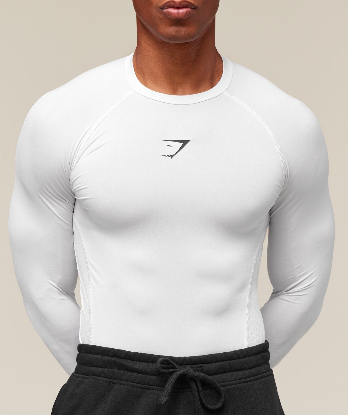 Gymshark Element Baselayer Long Sleeve Tee - White
