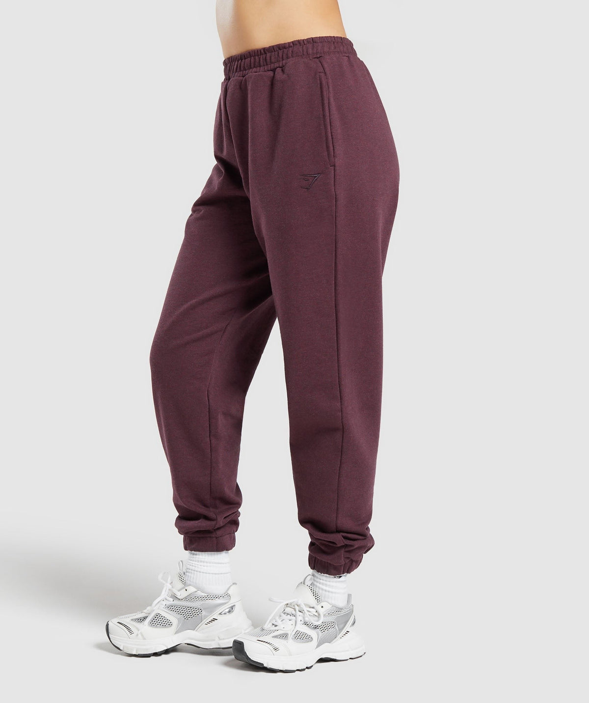 Gymshark Rest Day Sweats Joggers - Bros Deep Plum Marl