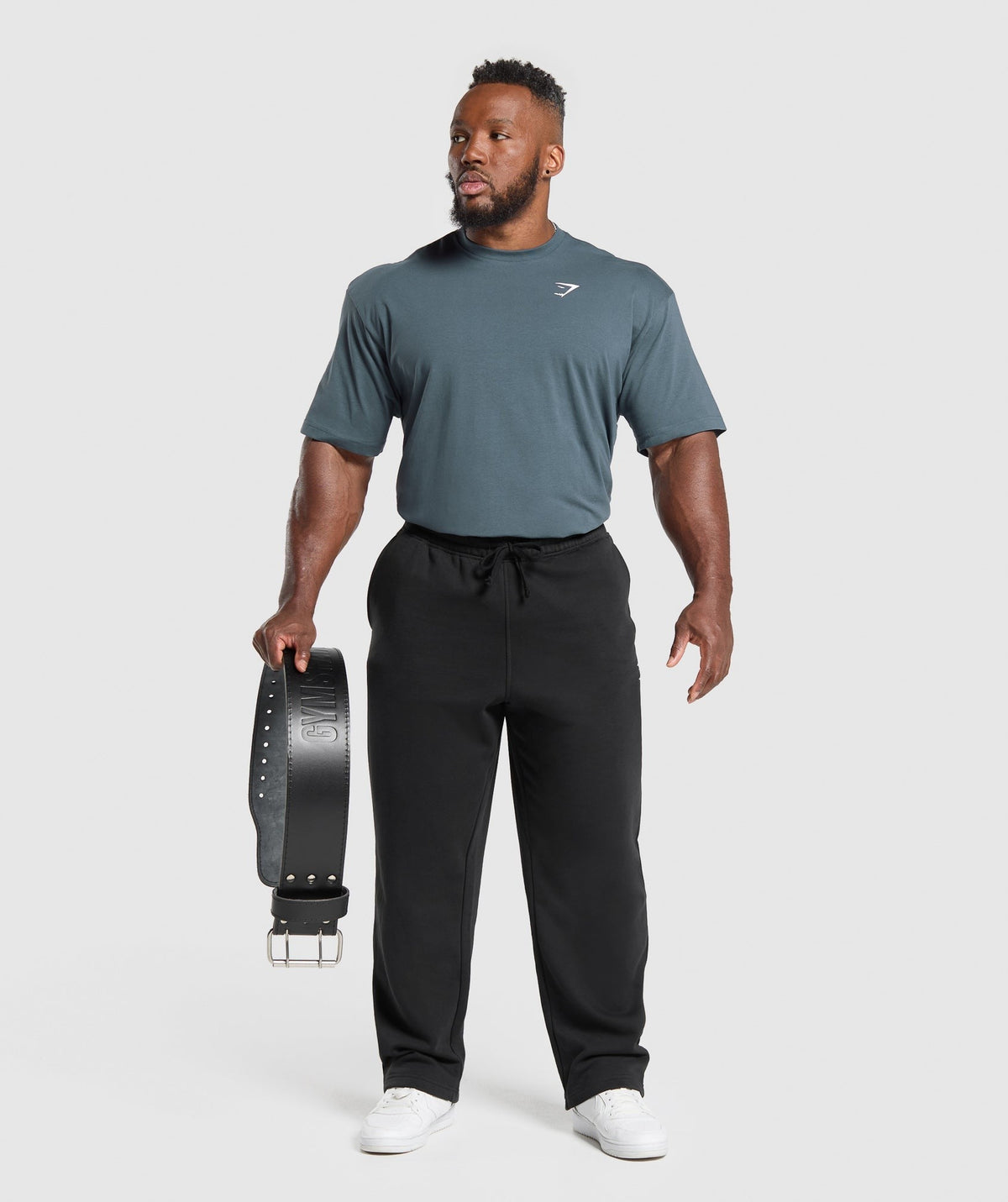 Gymshark Essential Short Sleeve Tee - Titanium Blue