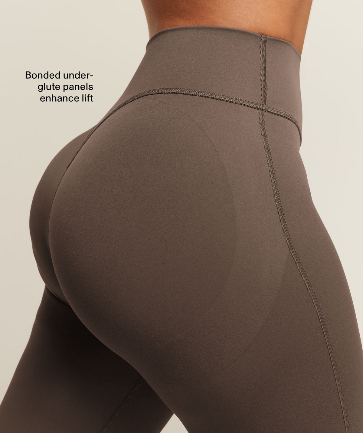 Gymshark Shape Bonded Flared Tall Leggings - Soft Brown