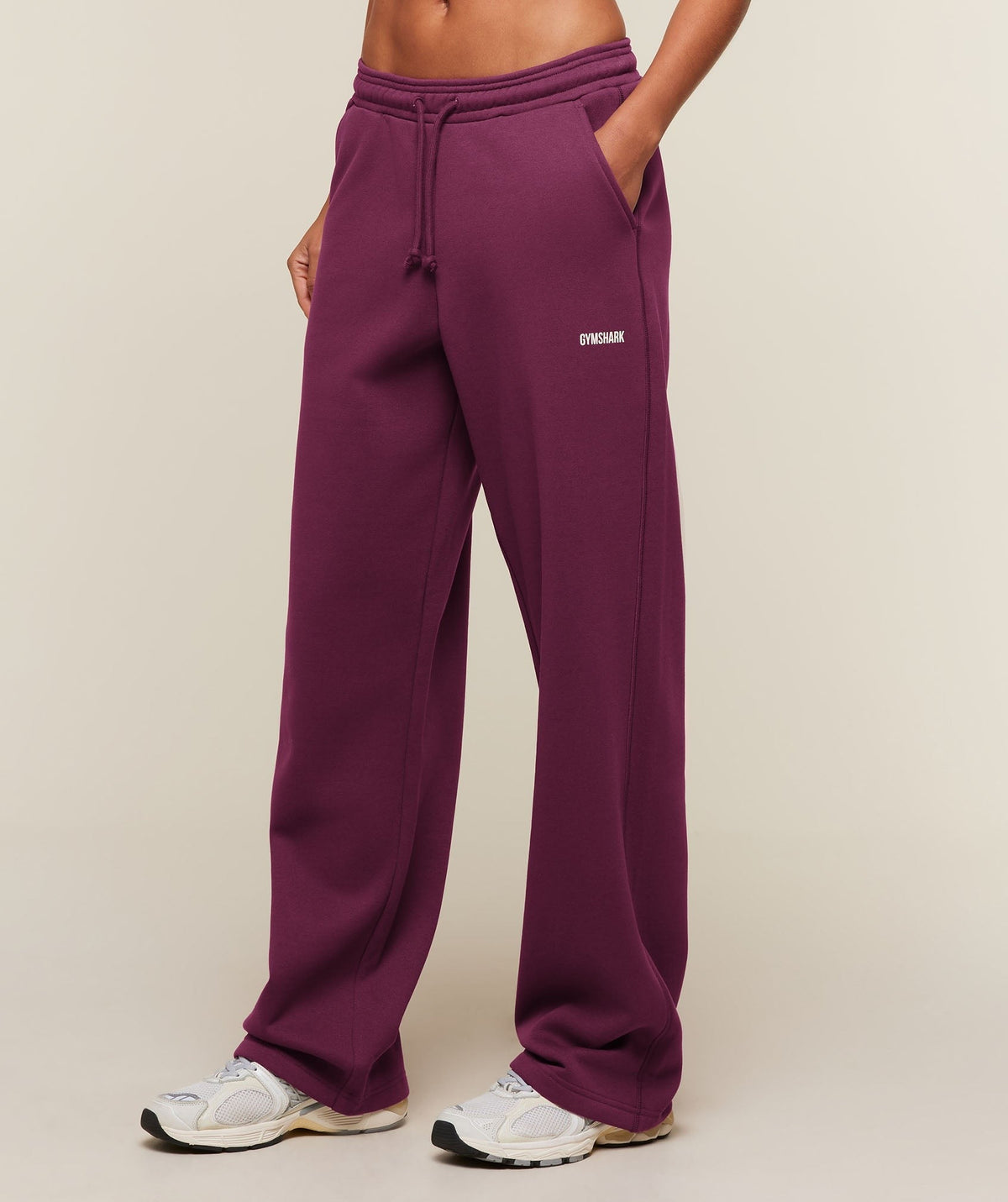 Gymshark Cosy Luxe Straight Leg Tall Joggers - Strength Pink