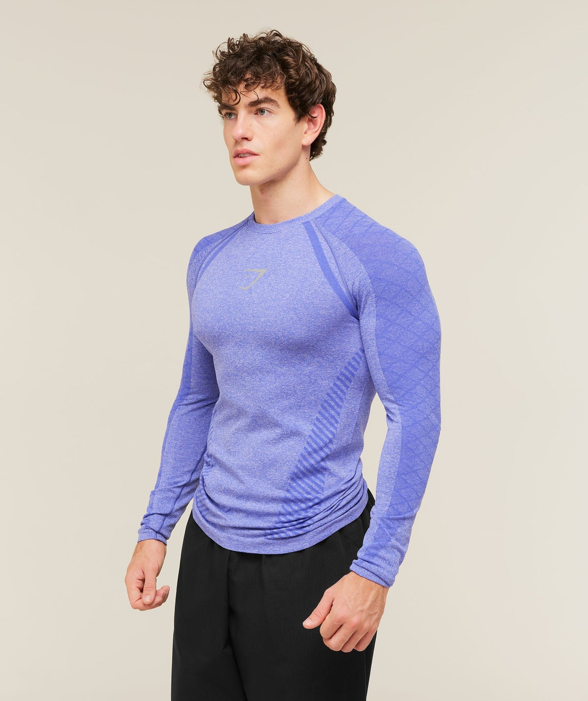 Gymshark Devant Seamless Long Sleeve Tee - Amethist