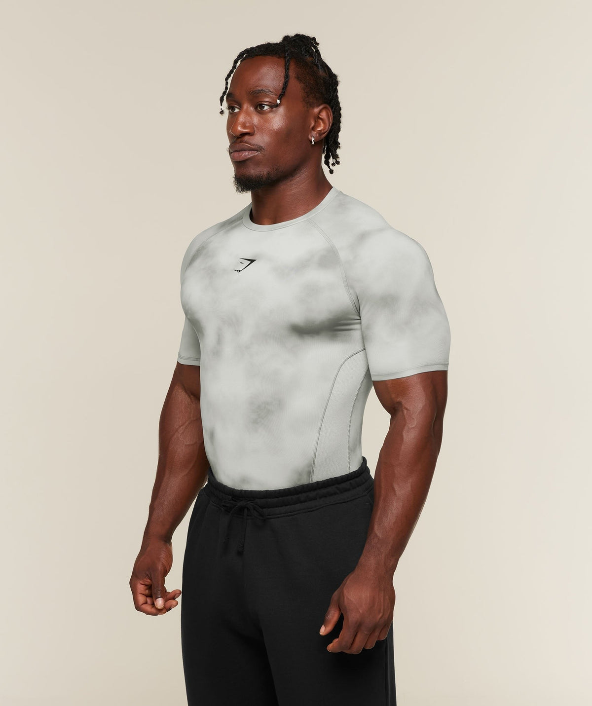 Gymshark Element Baselayer Tee - Light Grey