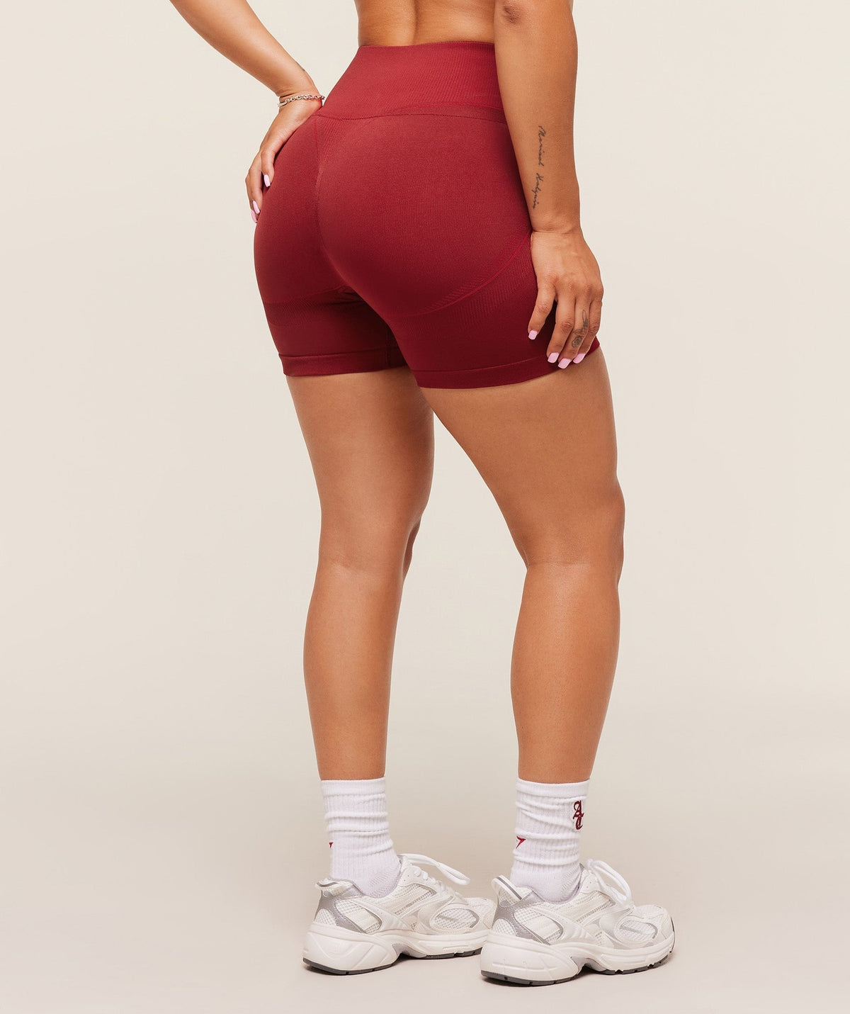 Gymshark x Analis Seamless Short - Reps Red/Carmine Red