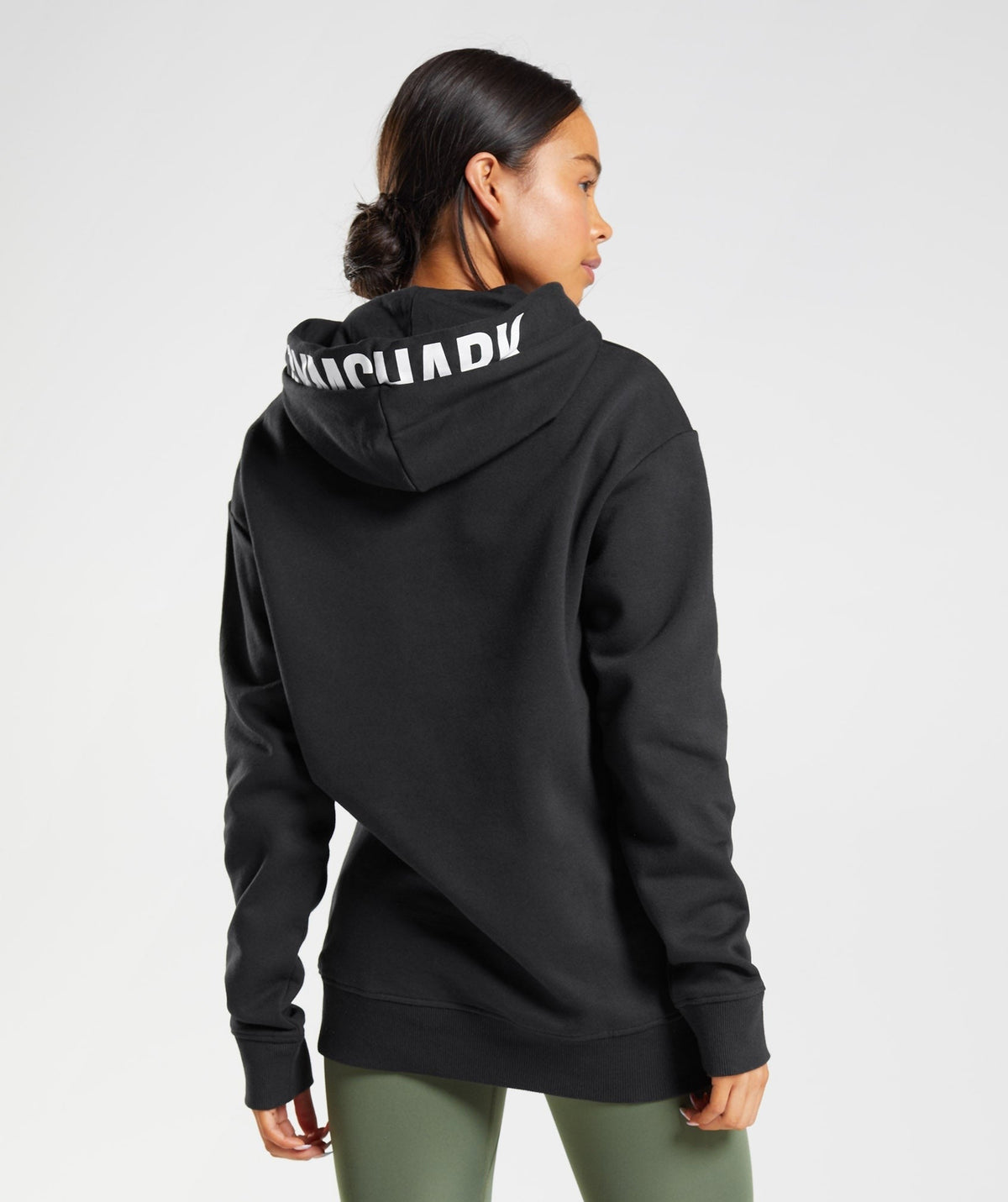 Gymshark Fraction Hoodie - Black/White