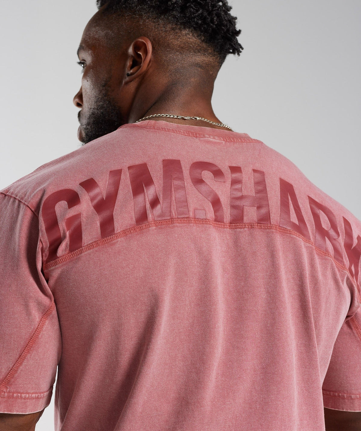 Gymshark Power Washed Tee - Sundried Red