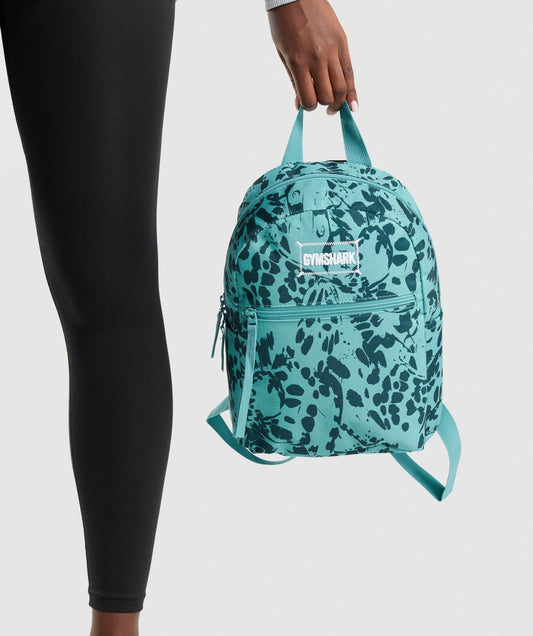 Gymshark Adapt Animal Graphic Mini Lifestyle BackPack - Fauna Teal