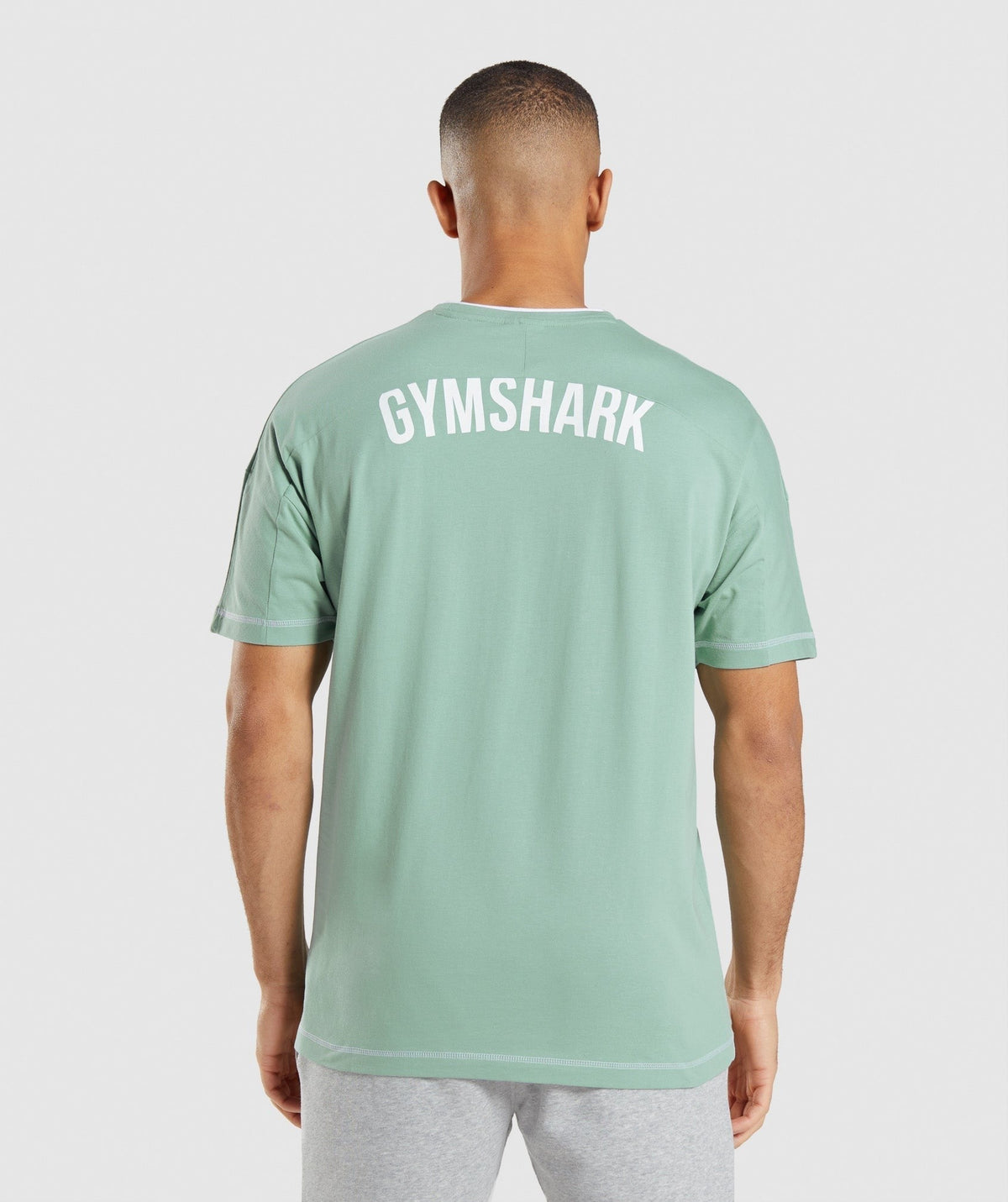 Gymshark Recess Tee - Maya Blue/White