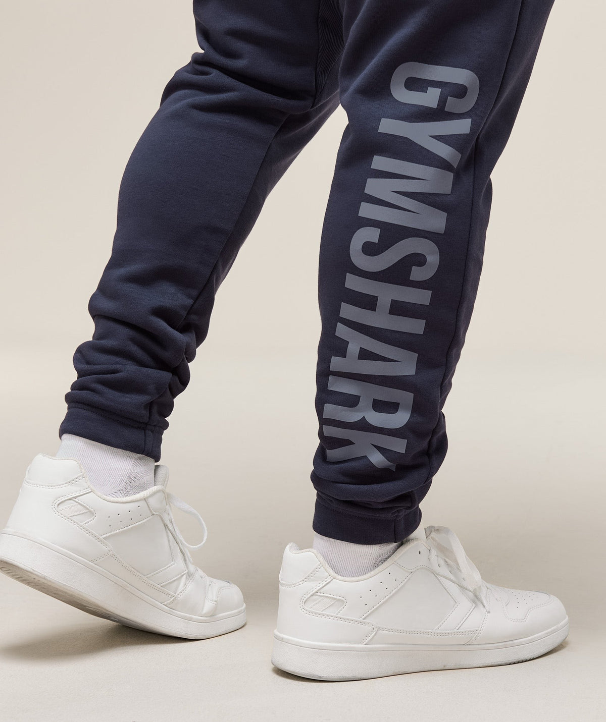 Gymshark Power Wordmark Joggers - Heavy Blue