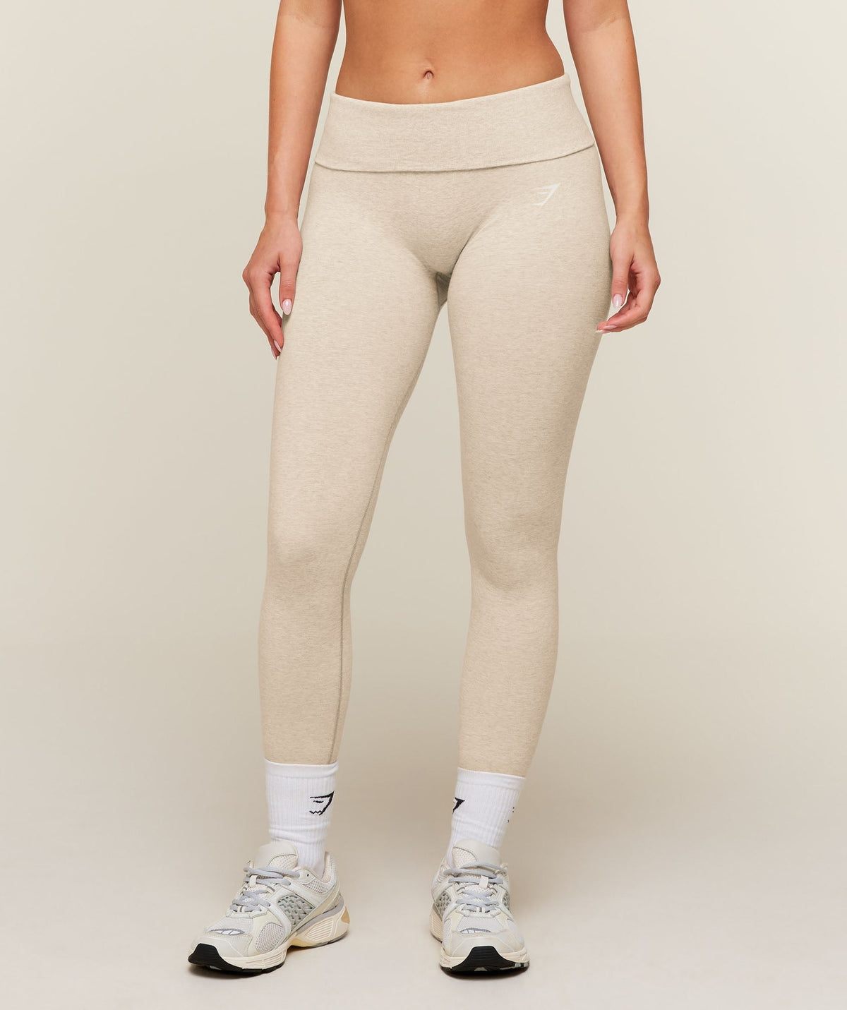 Gymshark CottonMoveTM Leggings - Oat Marl