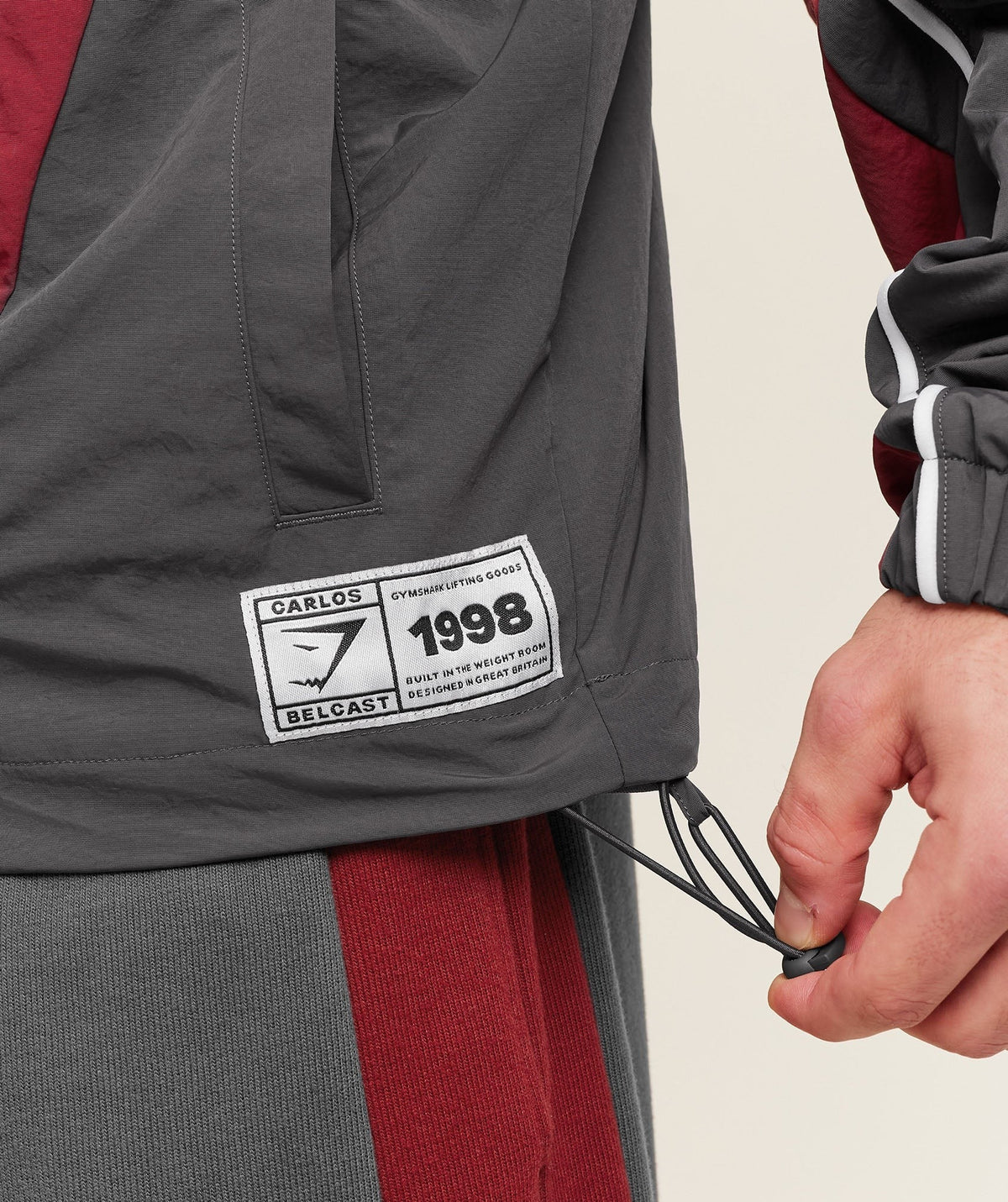 Gymshark GS x Carlos Track Jacket - Onyx Grey