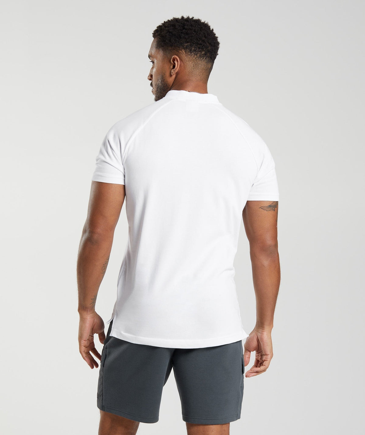 Gymshark Rest Day Commute Polo Shirt - White