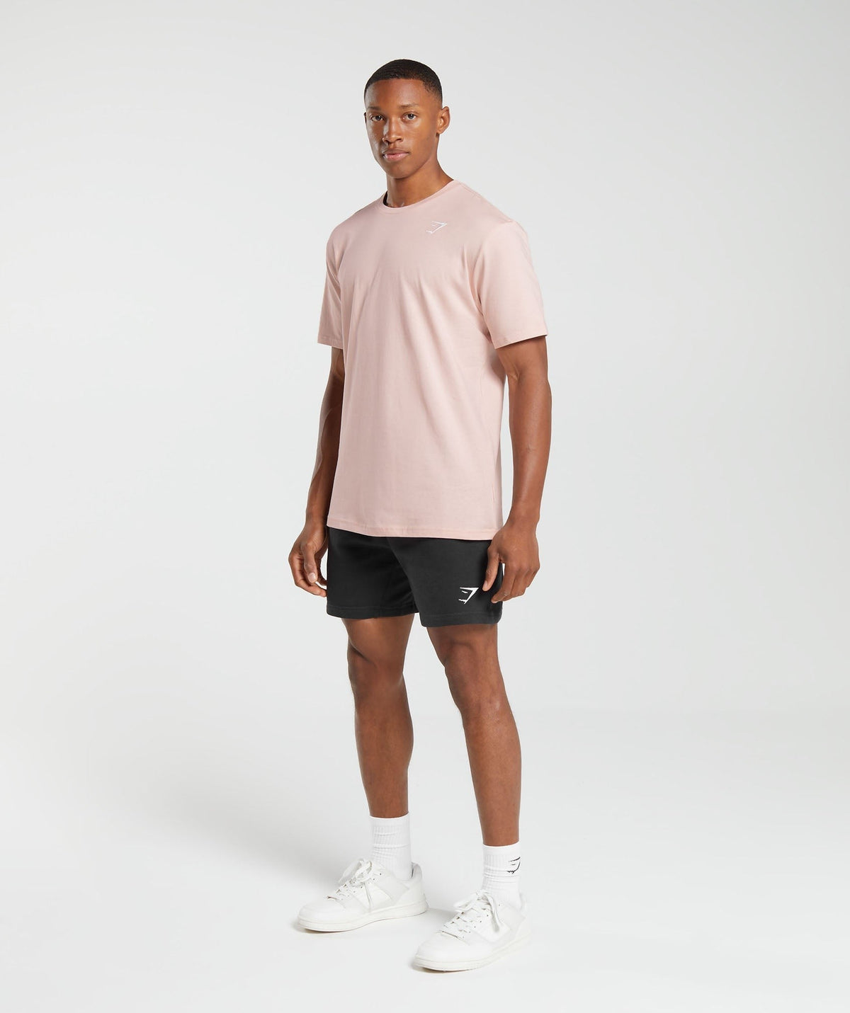 Gymshark Crest Tee - Misty Pink