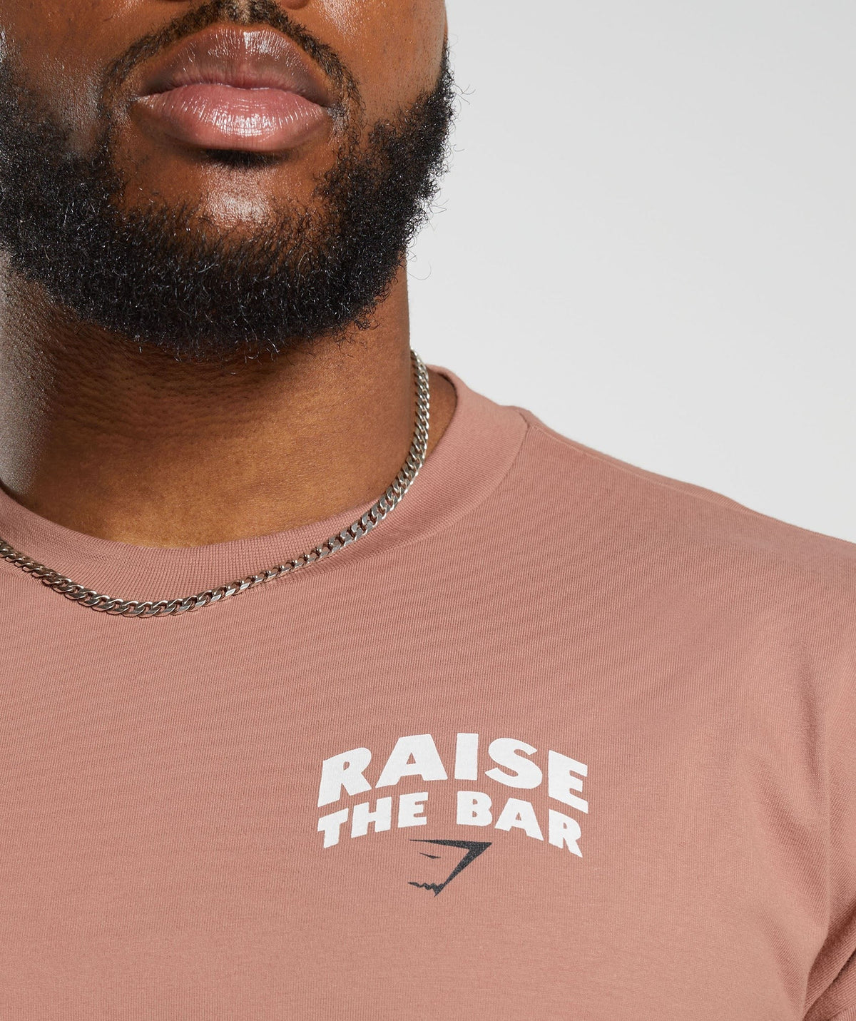 Gymshark Raise the Bar Tee - Faded Pink