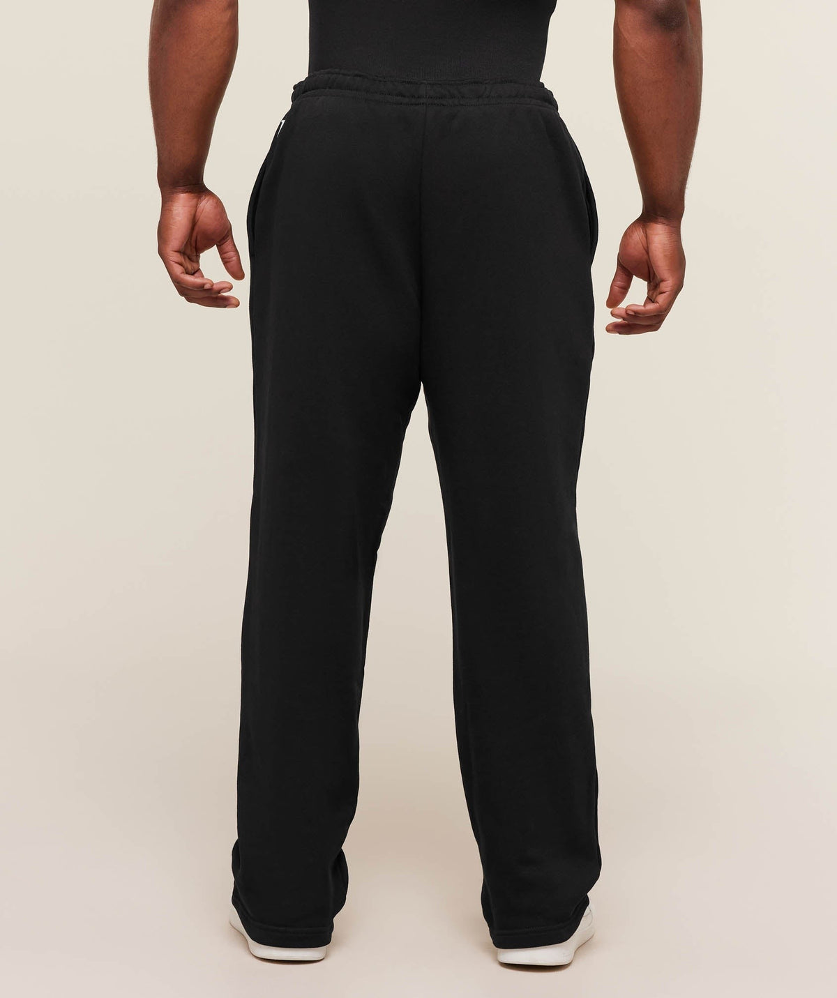 Gymshark Fade Graphic Straight Leg Joggers - Black
