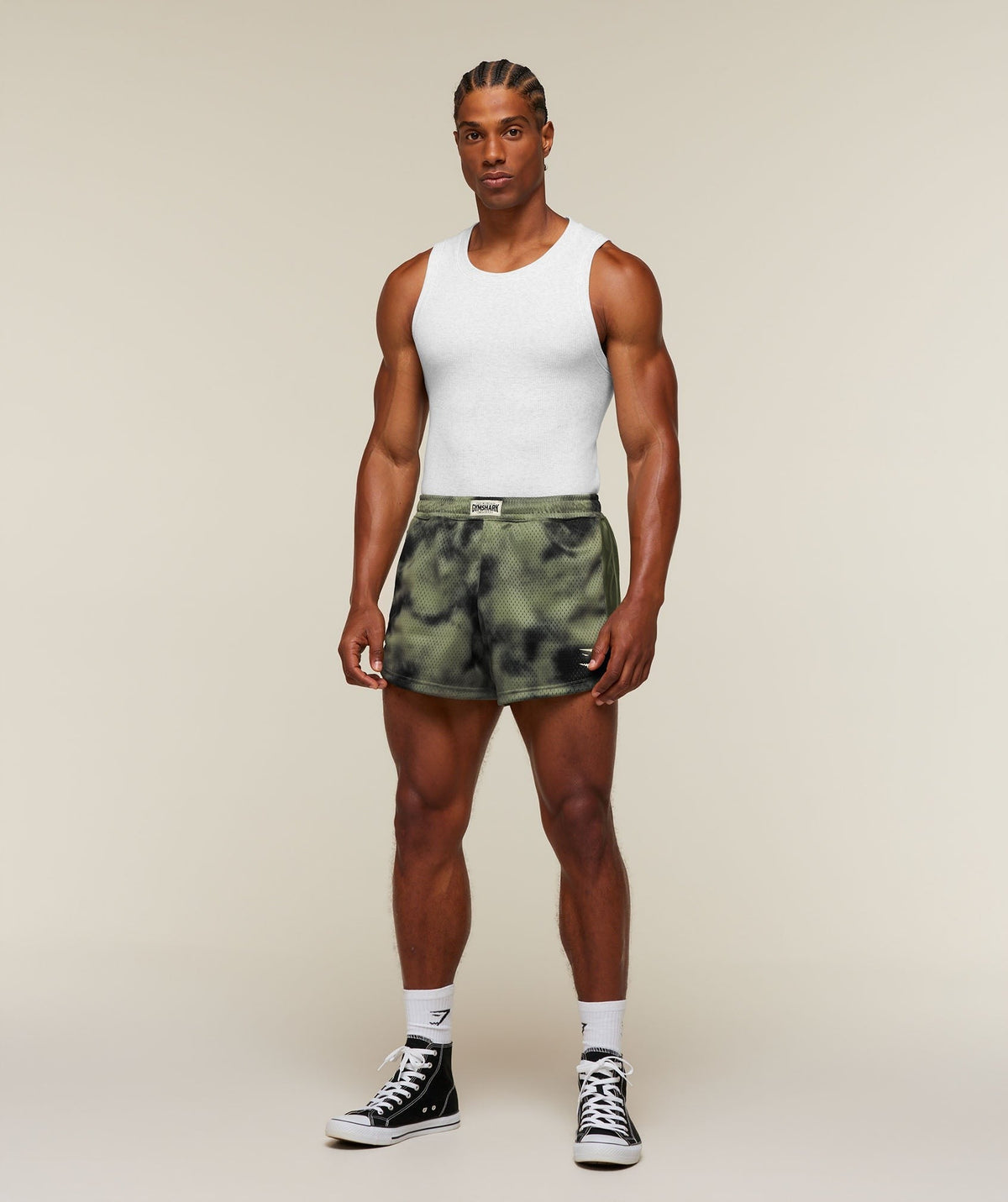 Gymshark Lifting Icons 3" Shorts - Grounded Green