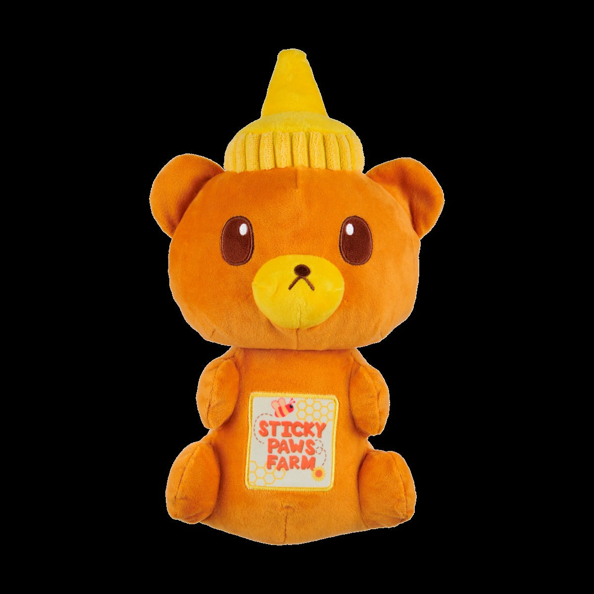 Sticky Paws Honey Bear Plush Extra-Large Dog Toy