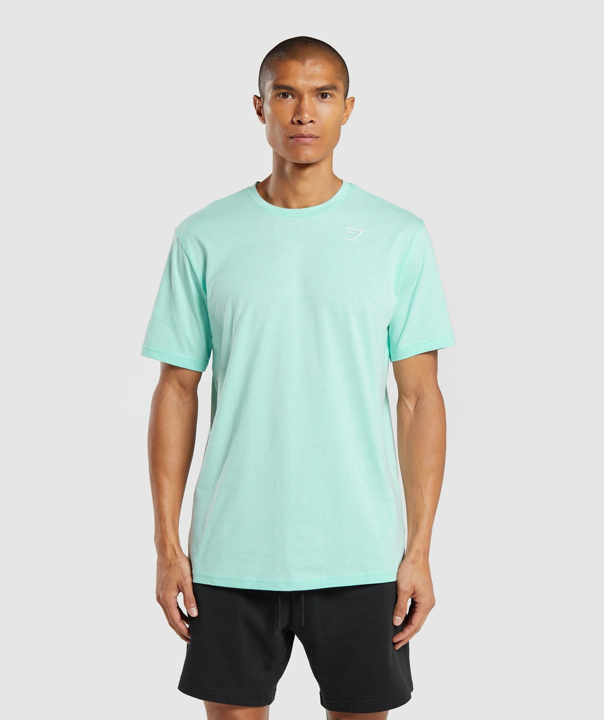 Gymshark Crest Tee - Serene Blue