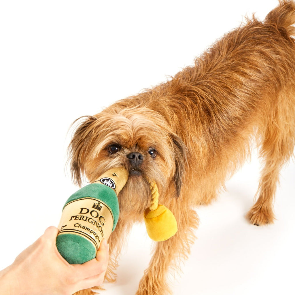 Dog Perignon Plush Tug Dog Toy