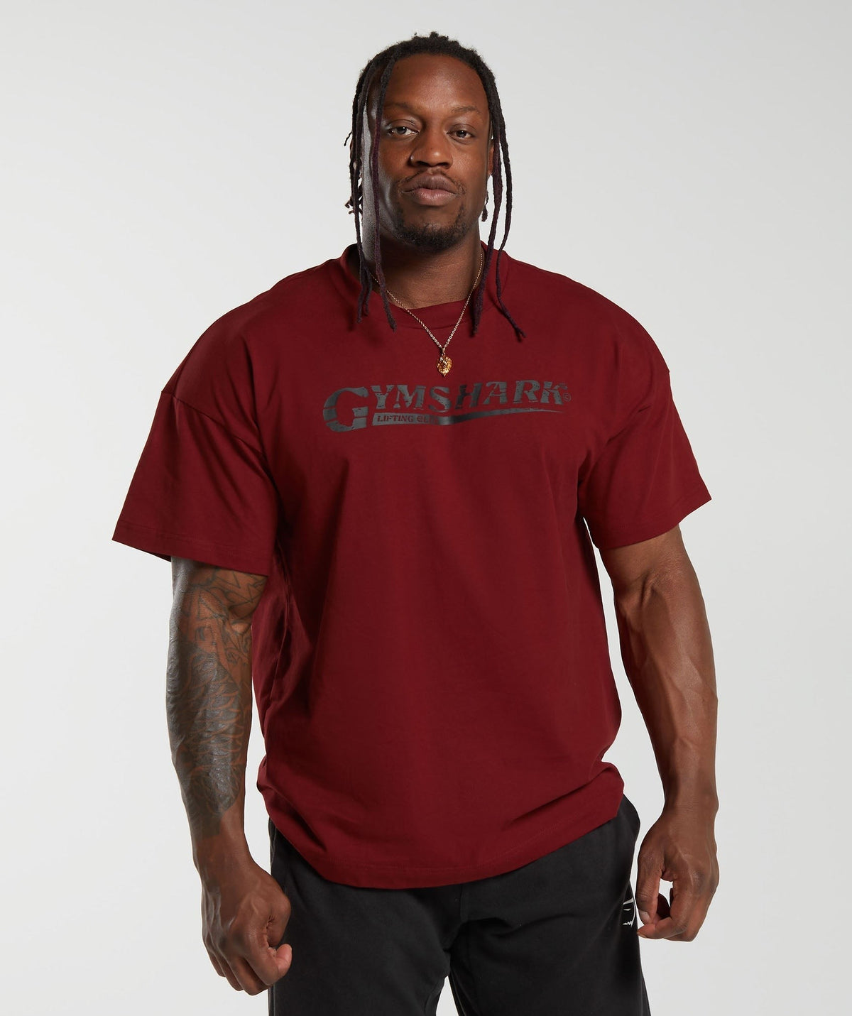 Gymshark Pump Cover Tee - Spiced Red