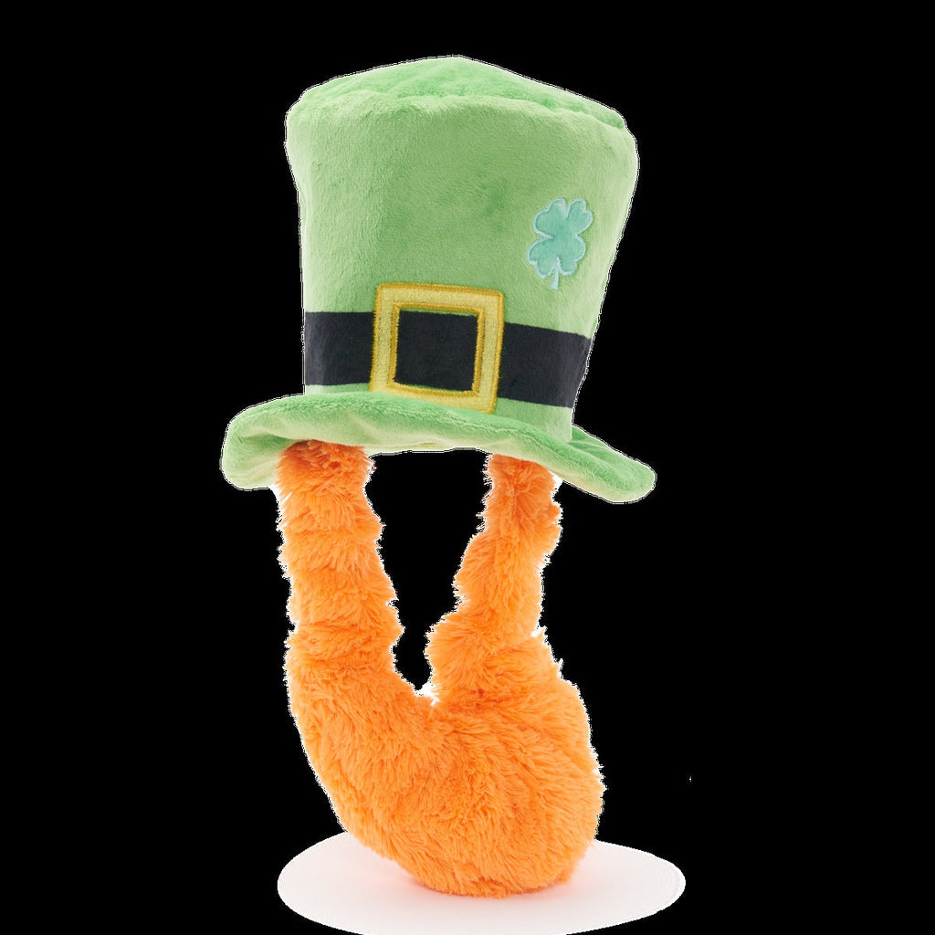 St. Pup's Lucky Hat Plush Wearable Tug Dog Toy