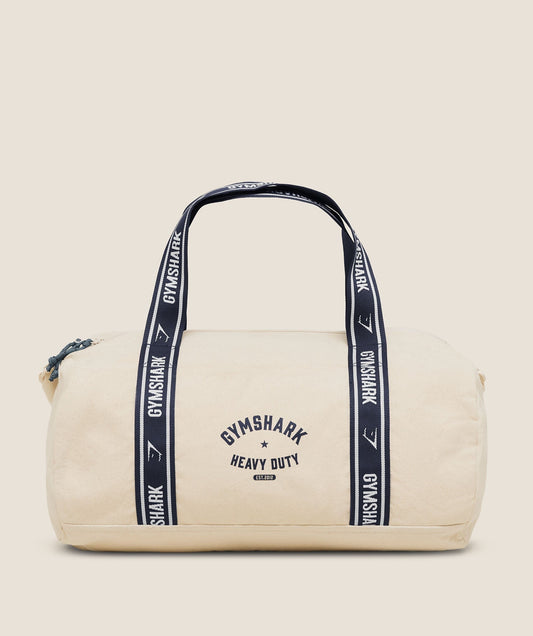Gymshark Logo Duffle Bag - Undyed