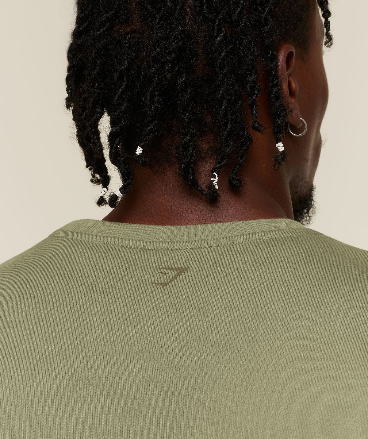 Gymshark Faded Lifting Graphic Sweatshirt - Grounded Green