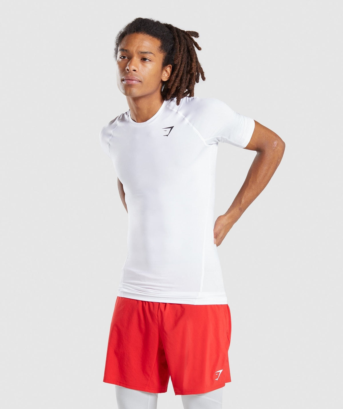 Gymshark Element Baselayer Tee - White