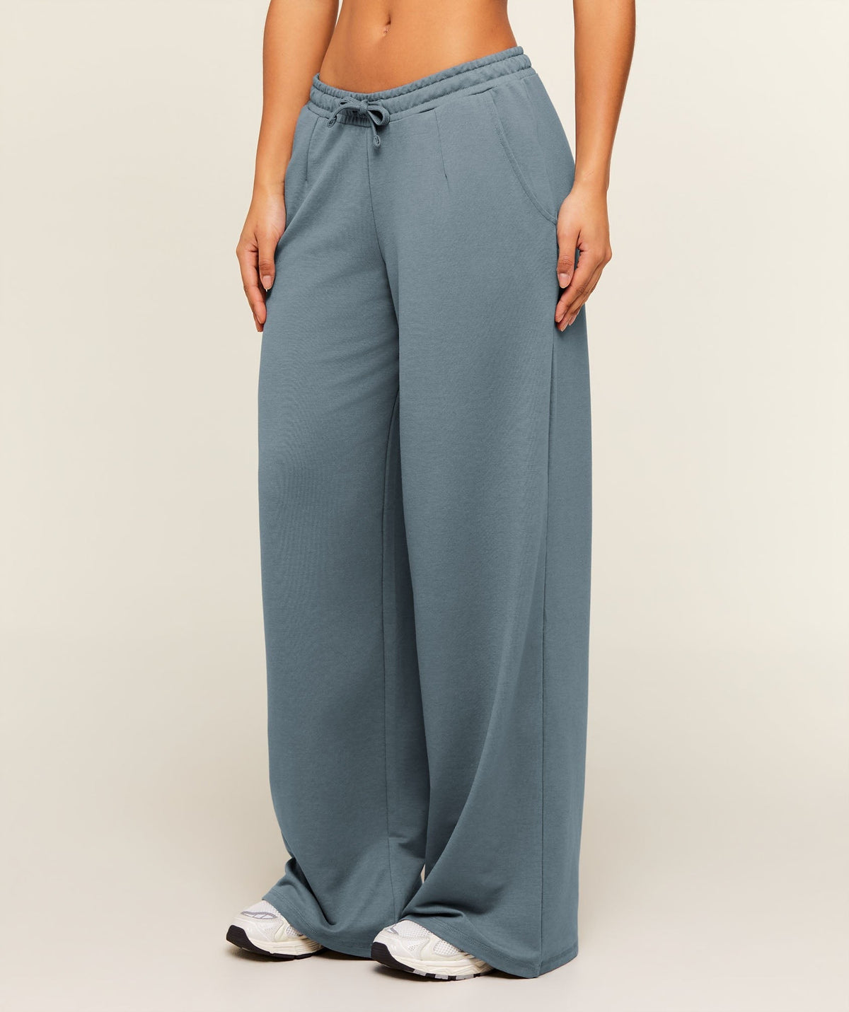 Gymshark Lightweight Wide Leg Pant Tall - Iron Blue