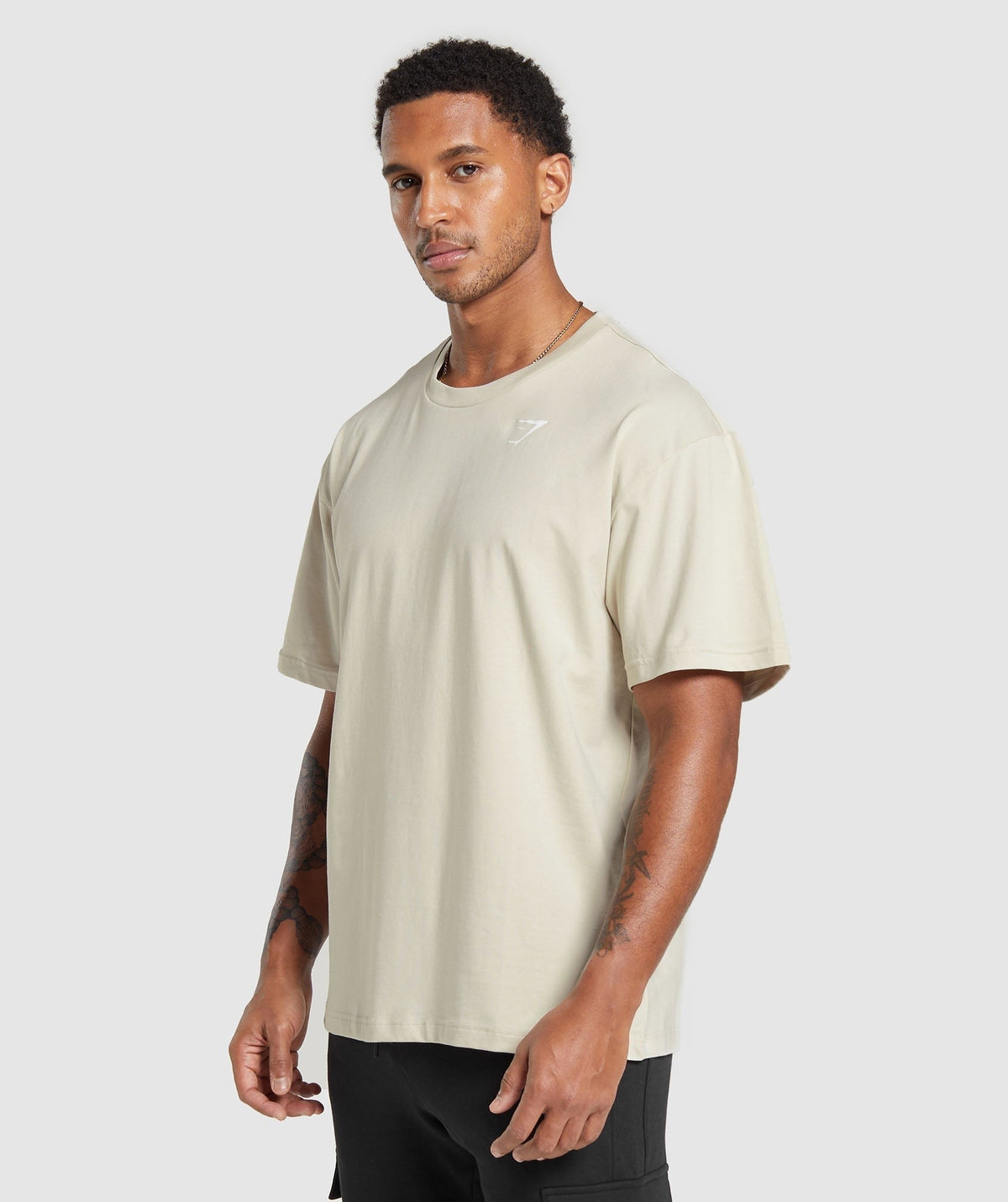 Gymshark Essential Short Sleeve Tee - Pebble Grey