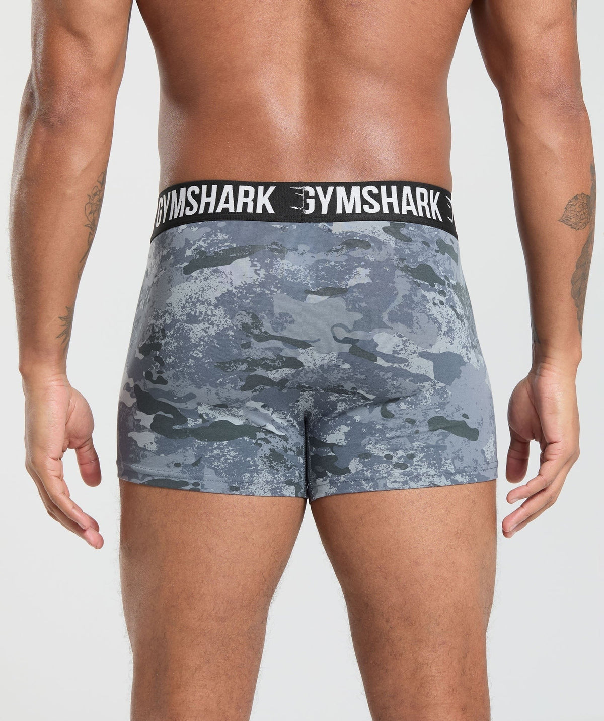 Gymshark Boxer Brief 3PK - Blue Surf/Denim Grey/Black