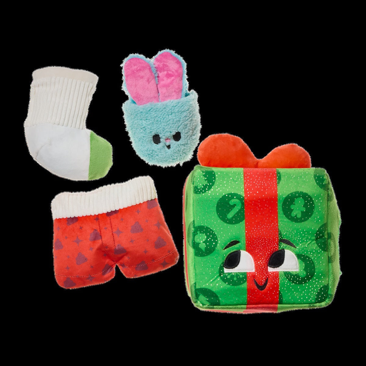 Holly Day's Presents Plush Extra-Large + Multi-Part + Enrichment Dog Toy