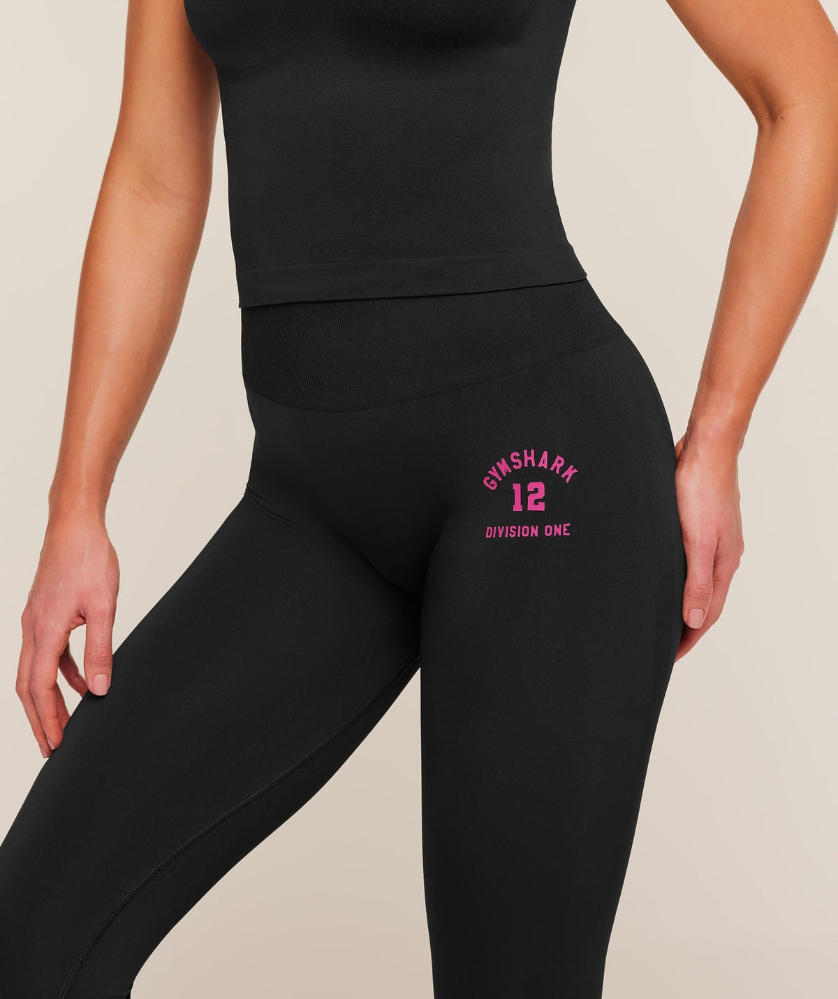 Gymshark Everyday Seamless Graphic Leggings - Black
