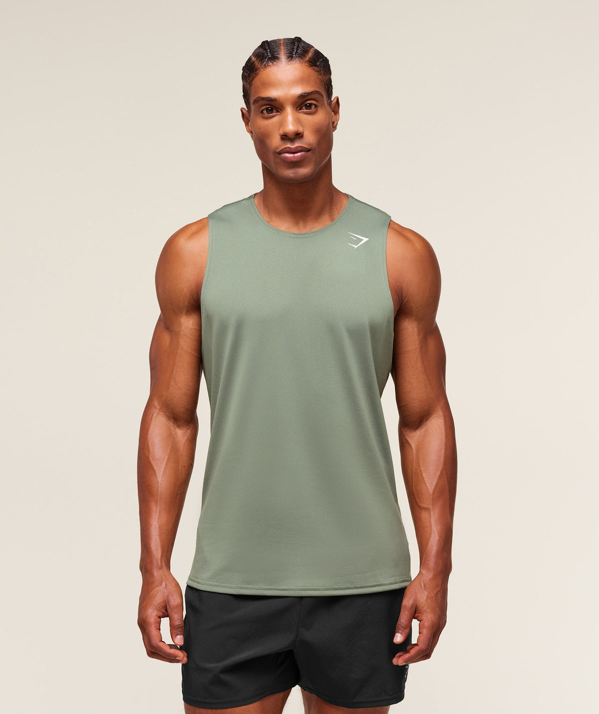 Gymshark Everyday Performance Tank 2 Pack - Unit Green/Black