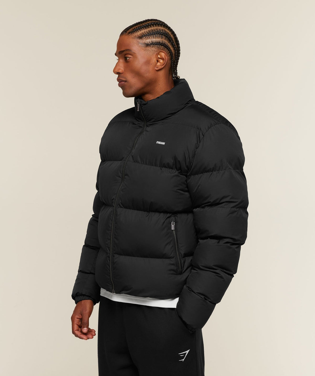 Gymshark Puffer Jacket - Black