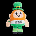 Lick Me Leprechaun Plush 2-in-1 Rip and Reveal + Gnaw Dog Toy