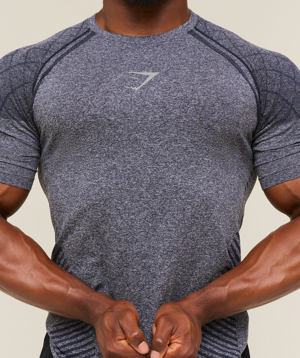 Gymshark Devant Seamless Tee - Heavy Blue