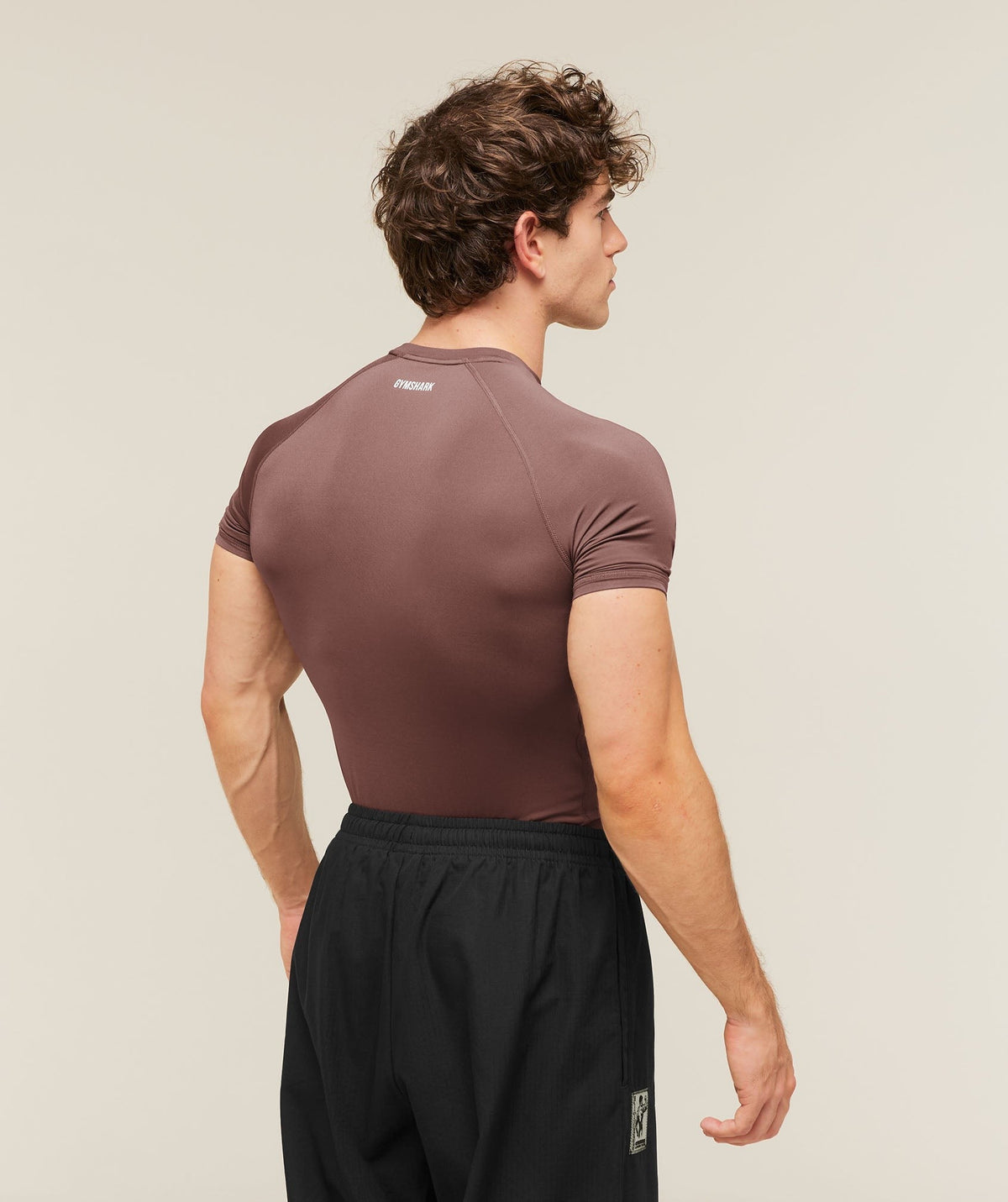 Gymshark Element Baselayer Tee - Espresso Brown