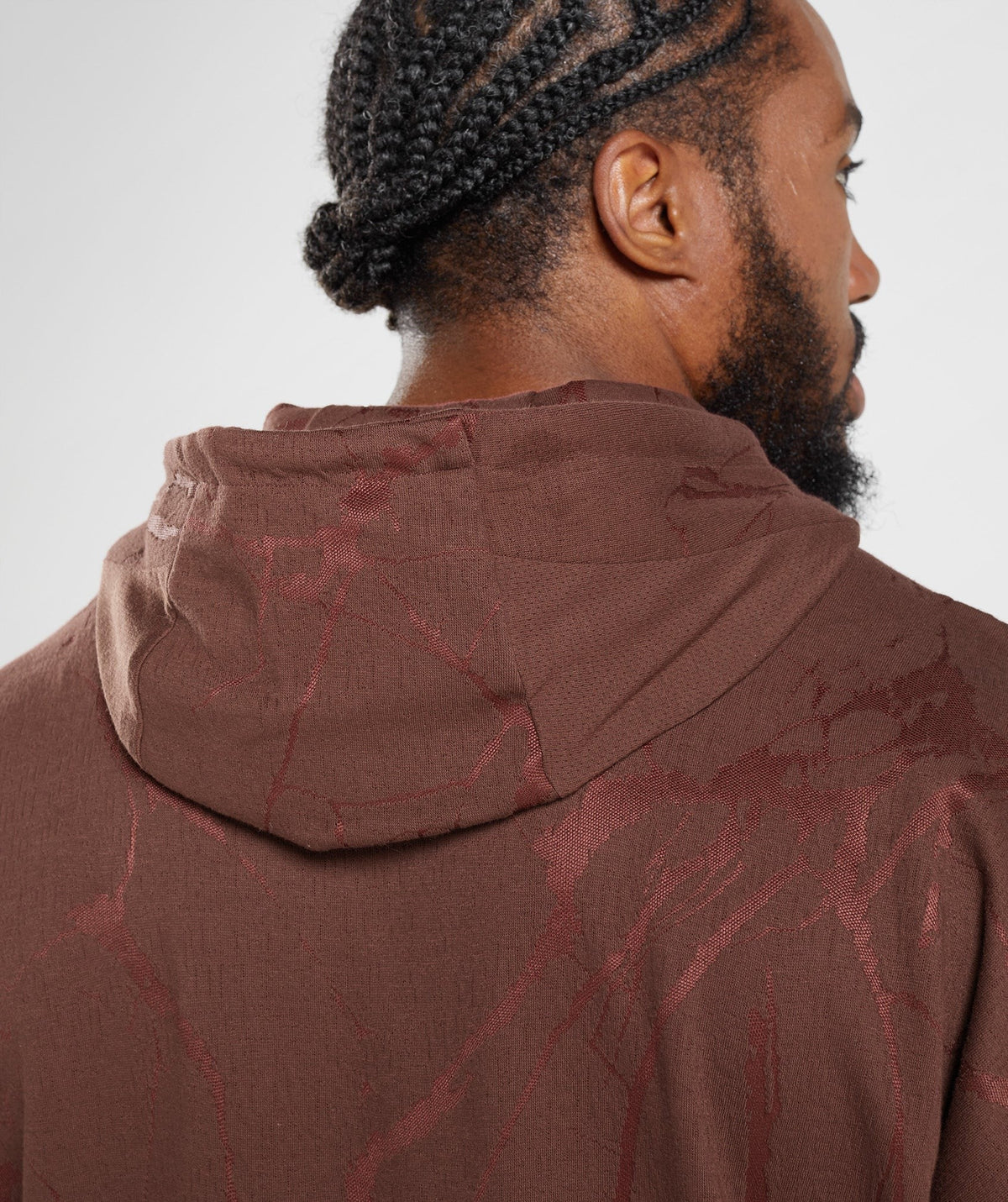 Gymshark Power Zip Hoodie - Cherry Brown
