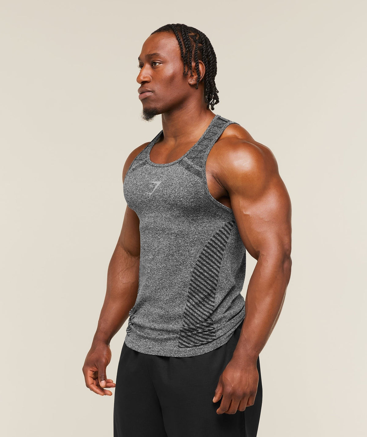 Gymshark Devant Seamless Tank - Black
