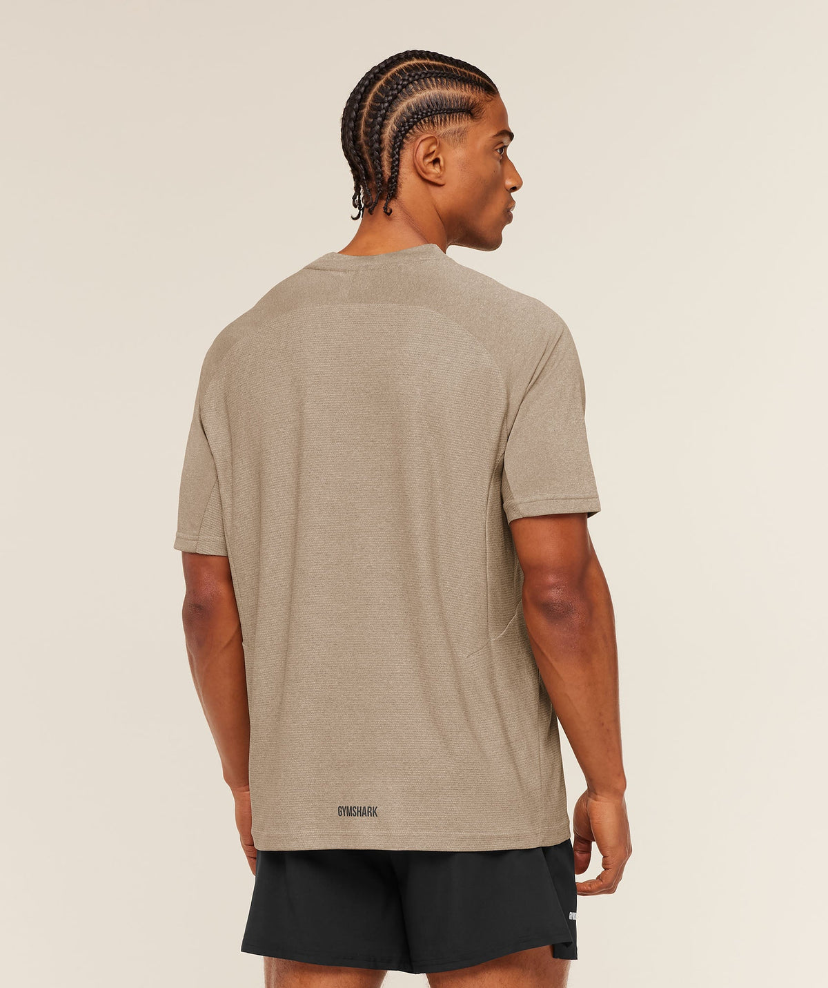 Gymshark Weekend Tee - Cement Brown/Tinted White