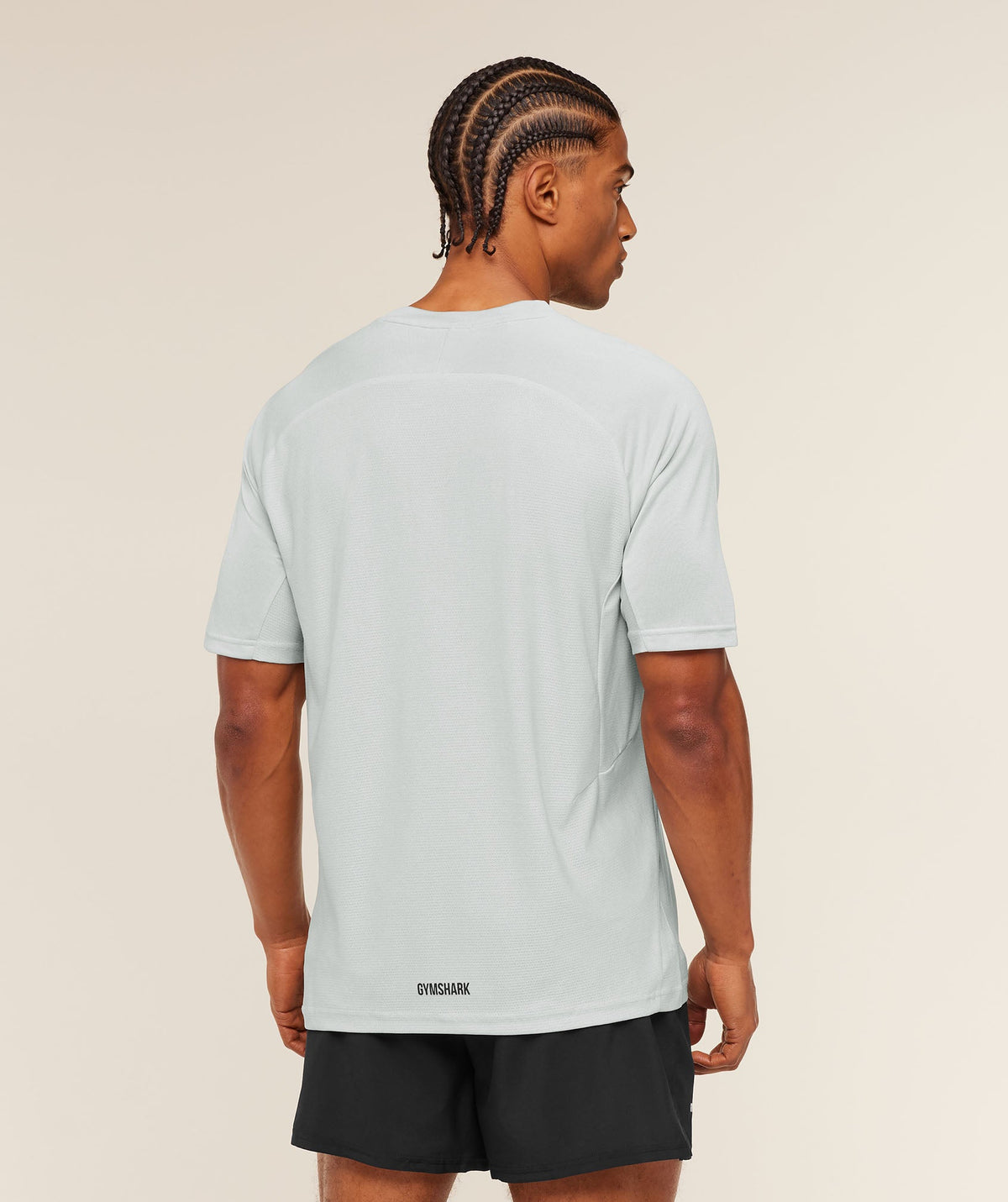 Gymshark Weekend Tee - Light Grey/White