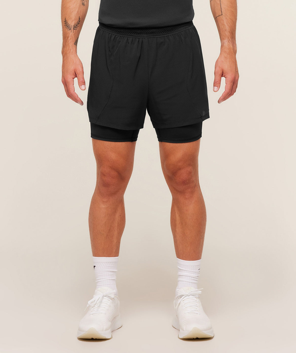 Gymshark Running 4" 2-in-1 Shorts - Black