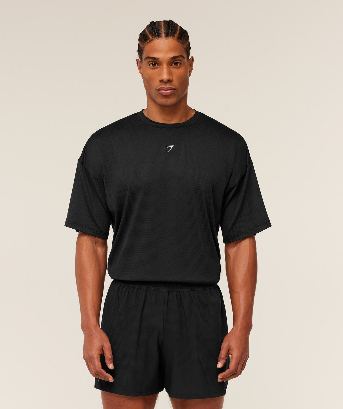 Gymshark Running Graphic Tee - Black