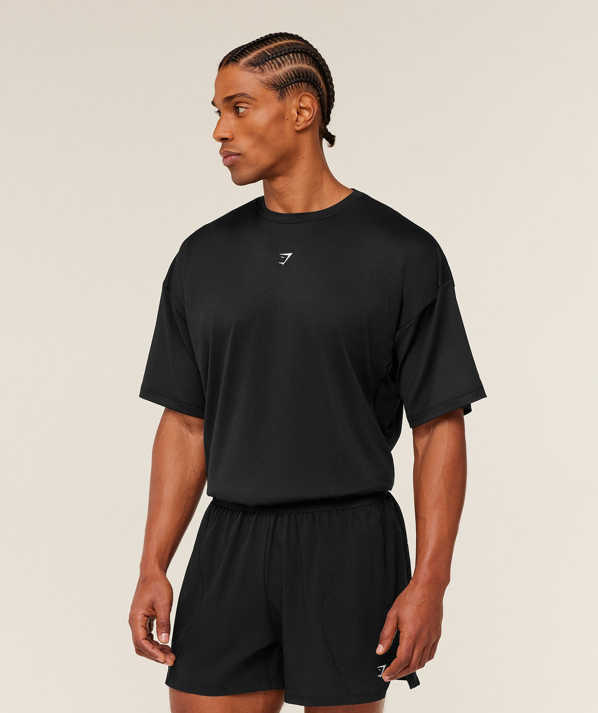 Gymshark Running Graphic Tee - Black